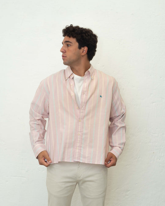 CAMISA CROPPED BURBERRY VINTAGE