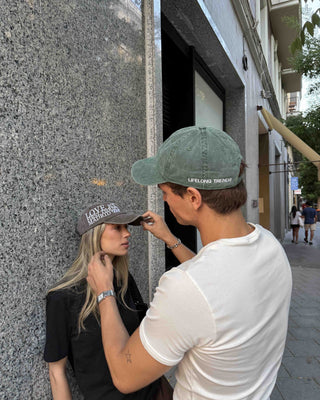 "LOVE AT FIRST THRIFT" GREEN CAP